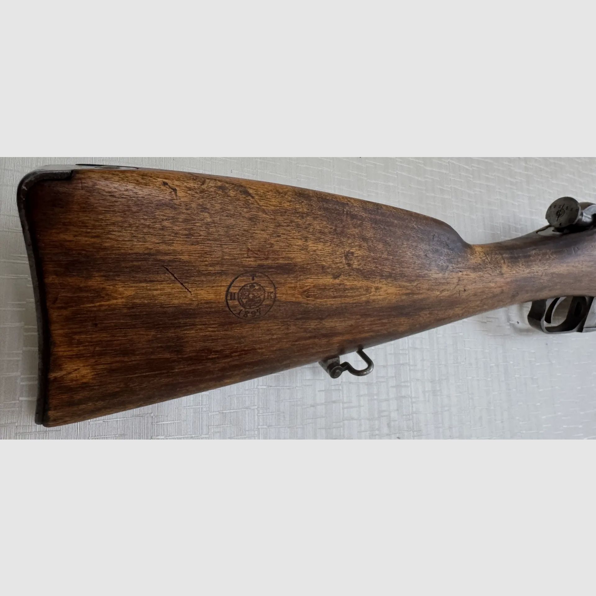 Mosin Nagant carabine courte cosaque russe M1891 – Tula 1897 – numéroté identiquement calibre
