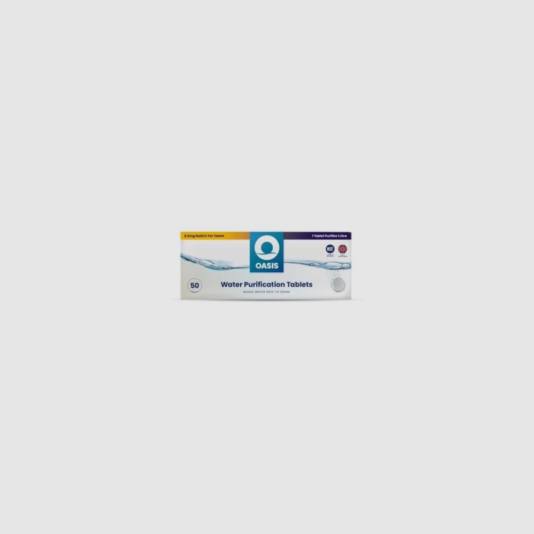 OASIS waterzuiveringstabletten, afbeelding 1 van 3
