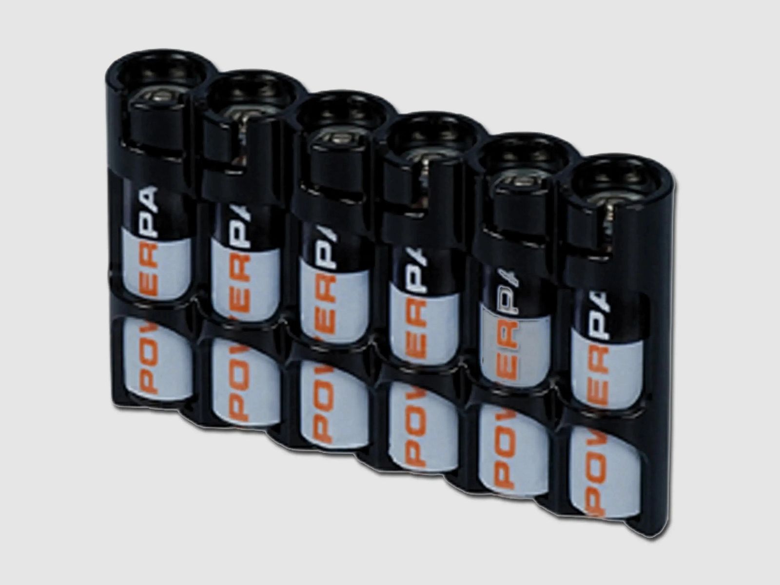 Storacell Storacell Batteriehalter Powerpax SlimLine 6 x AAA - Schwarz