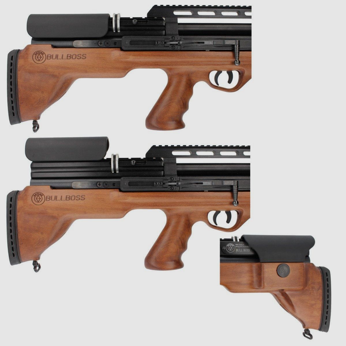 Wiatrówka PCP Hatsan BullBoss W tłumik QE 5.5 mm, zdjęcie 6 z 8