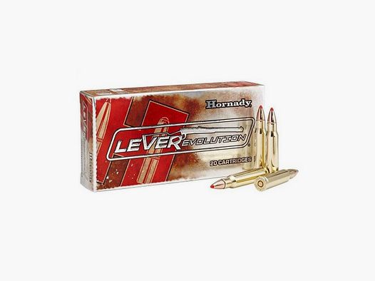Munición Hornady LEVER REVOLUTION FTX cal.30-30 WIN 160gr