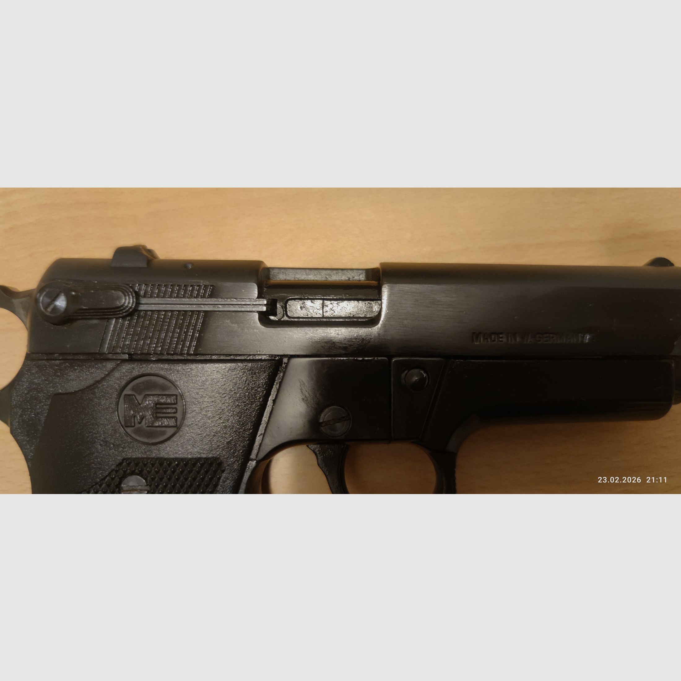 Cuno Melcher ME 9 Mini-Para brüniert 9 mm Pak