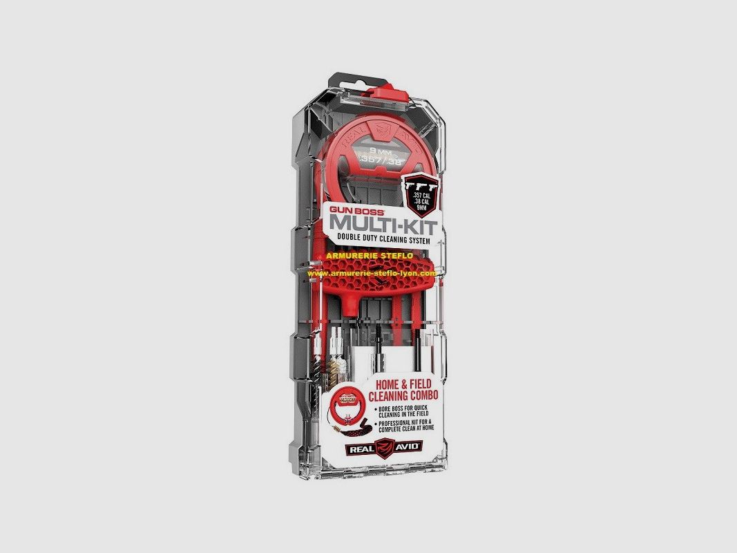 Real Avid Reinigungsset Gun BOSS Multi-Kit .357/.38/9mm