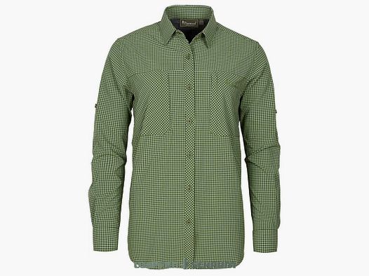 Pinewood Bluse Nature Safe Pine Green/ Offwhite