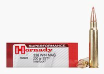 Hornady Superformance .338 Win. Mag. 200GR SST 20 cartridges