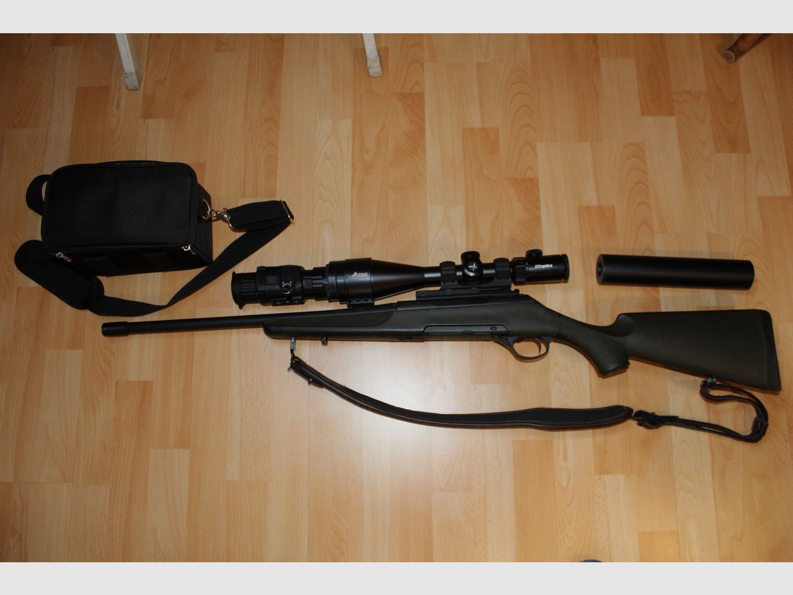 Haenel Jäger 10  8x57IS Komplettpaket. mit ZF DDOptic/Montage  Wärmebild und Schalldämpfer