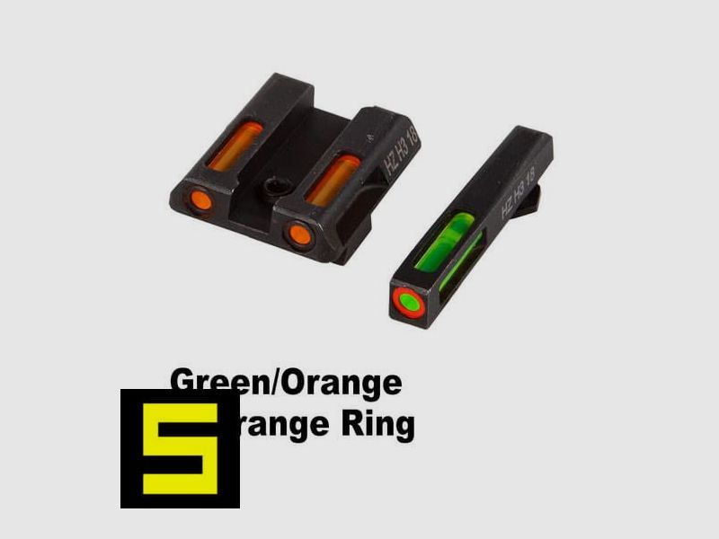 HIVIZ Tritium Mirino Glock 9mm & .45ACP/10mm/.45 GAP