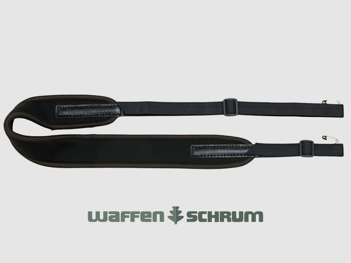 Cinghia per fucile AKAH in neoprene imbottito - nero