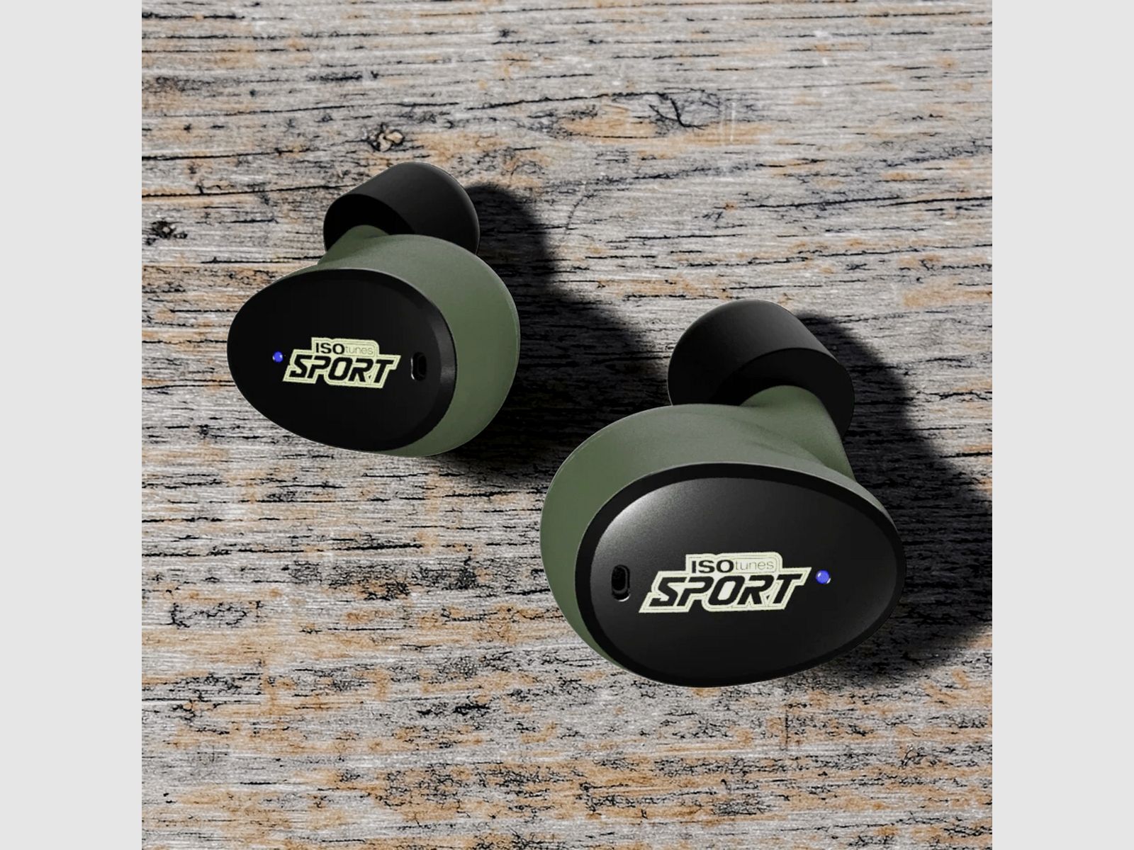 ISOTUNES Caliber In-Ear Ochrona Słuchu Oliwkowa