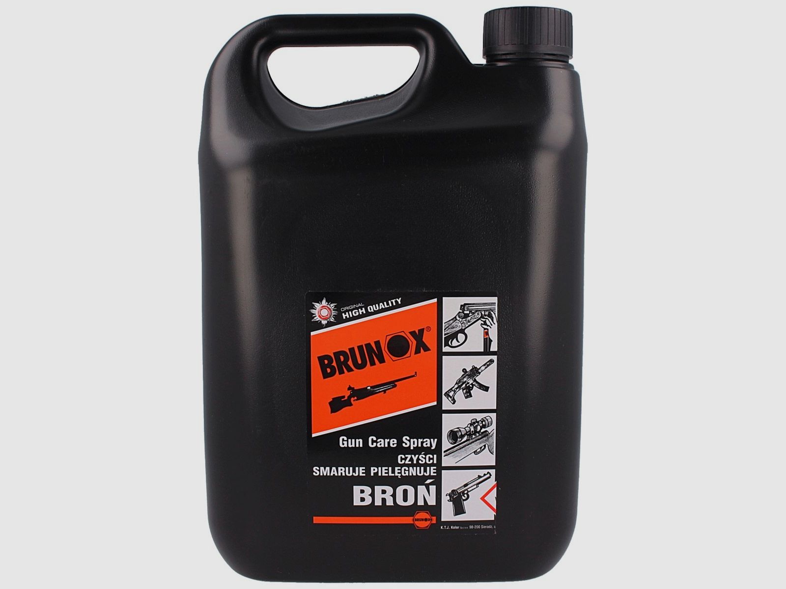 Olej do czyszczenia broni Brunox Gun Care Spray 5L płyn (BT16)