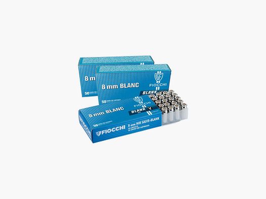Cartucce a salve Fiocchi 8 mm. Tre confezioni da 50 pz.