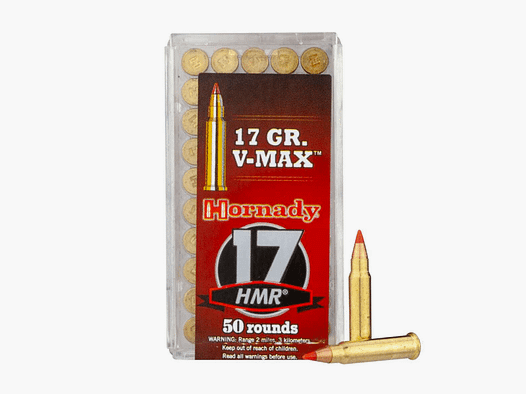 .17 HMR Hornady V-Max, 17grs.