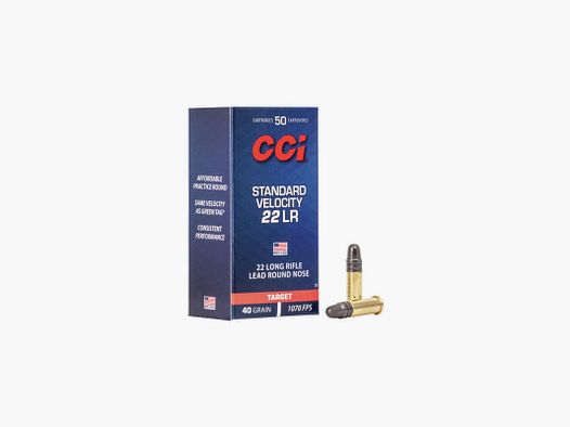 CCI 22 LR STANDARD VELOCITY 40 GRAIN