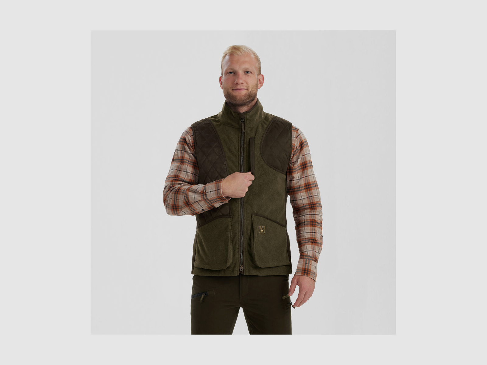 DEERHUNTER Gamekeeper Schießweste Graphite Green