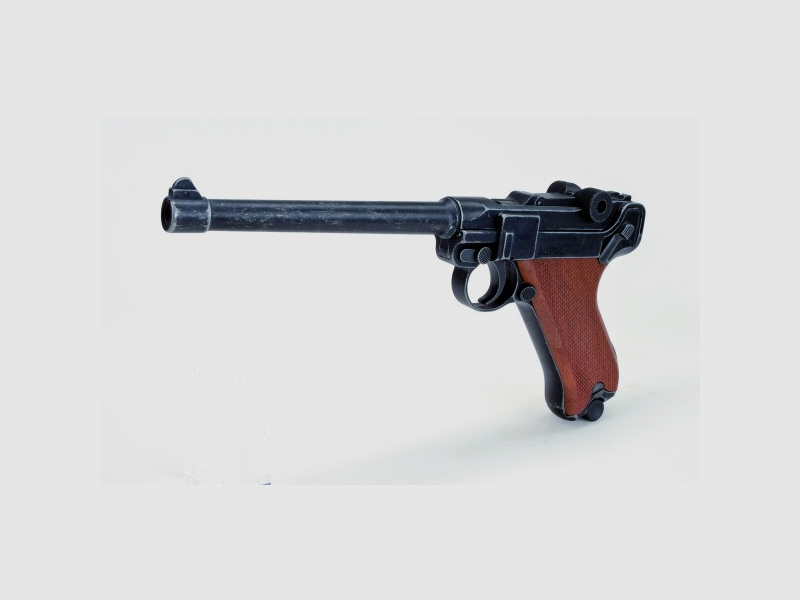 ME Mod. P 04, Kal. 9 mm P.A. Knall, antik-look