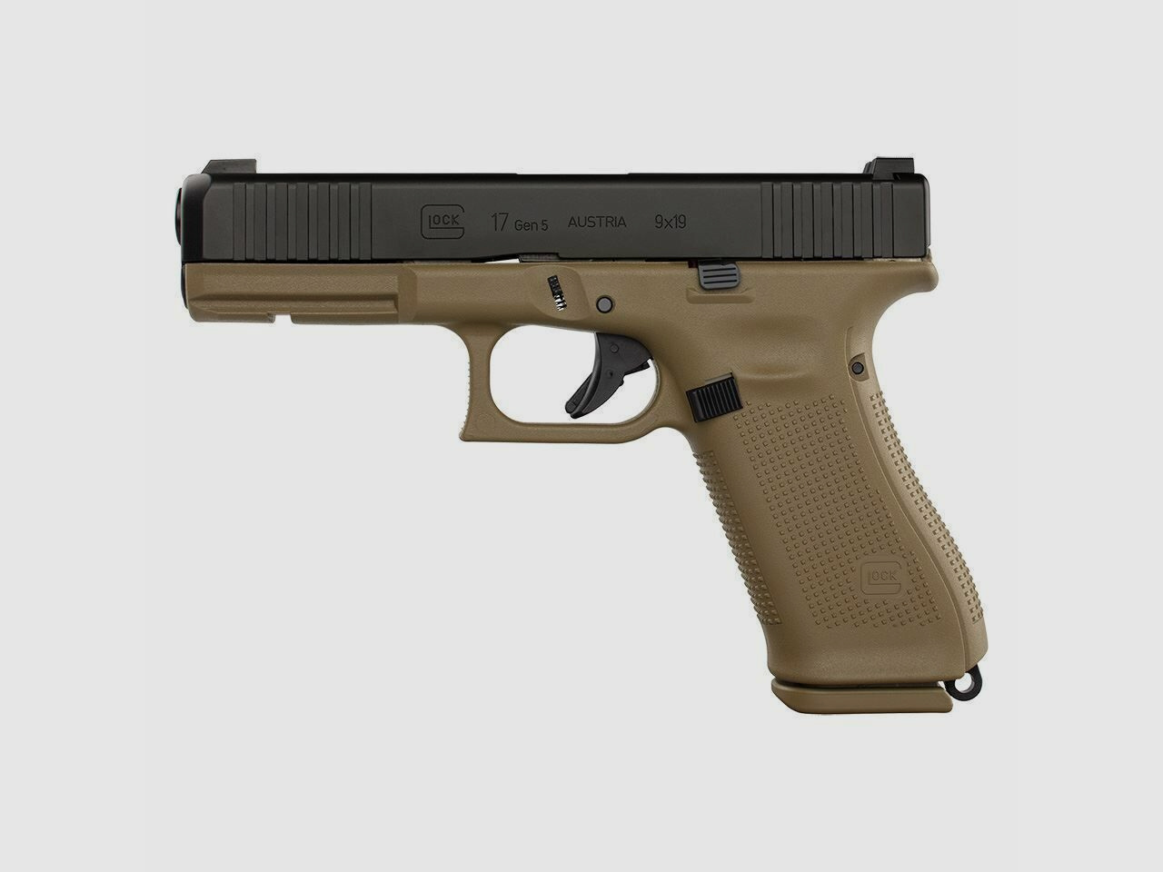 Glock Halbautom. Pistole Glock 17 Gen.5 FS/FXD "FR Coyote" Kal.9x19 Standartbewaffnung Französische Armee