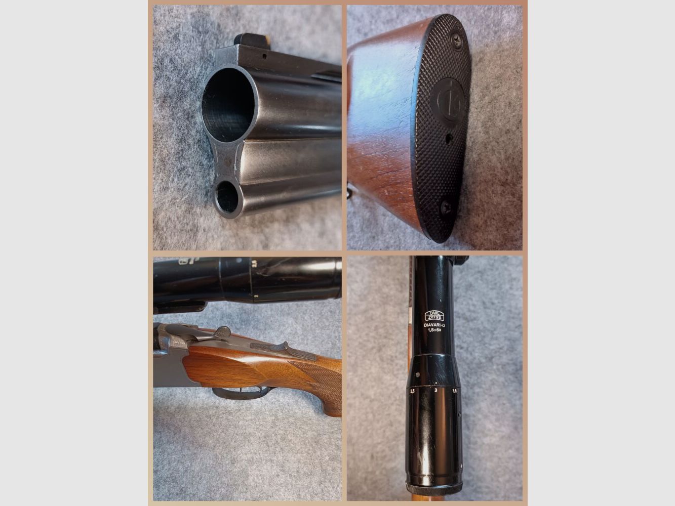 Krieghoff Ulm Ultra con ZF Zeiss Diavari 1,5-6x42