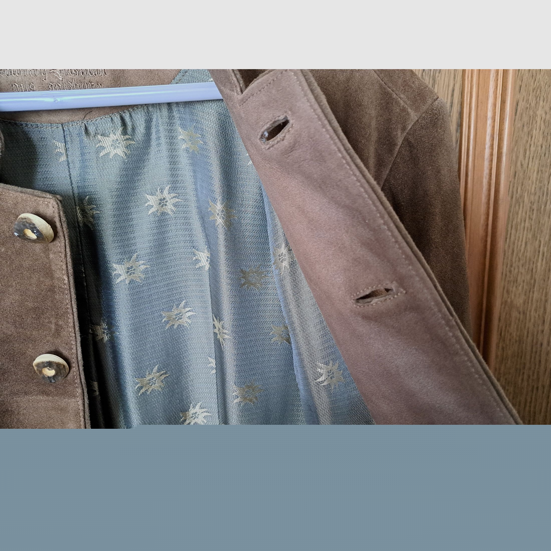 Traditional jacket by h. moser (genuine leather) size 56
