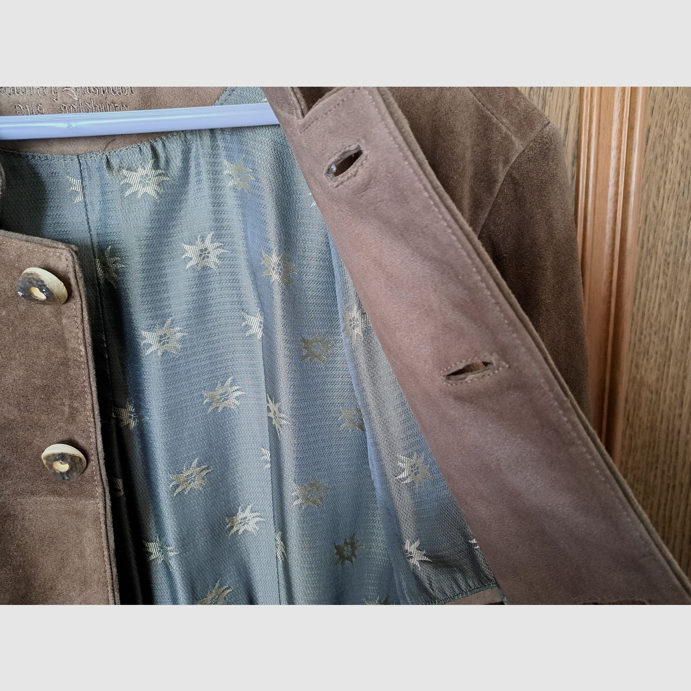 Traditional jacket by h. moser (genuine leather) size 56