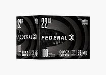 FEDERAL .22 LR Black Pack 36GR LEAD HP 1100 St.