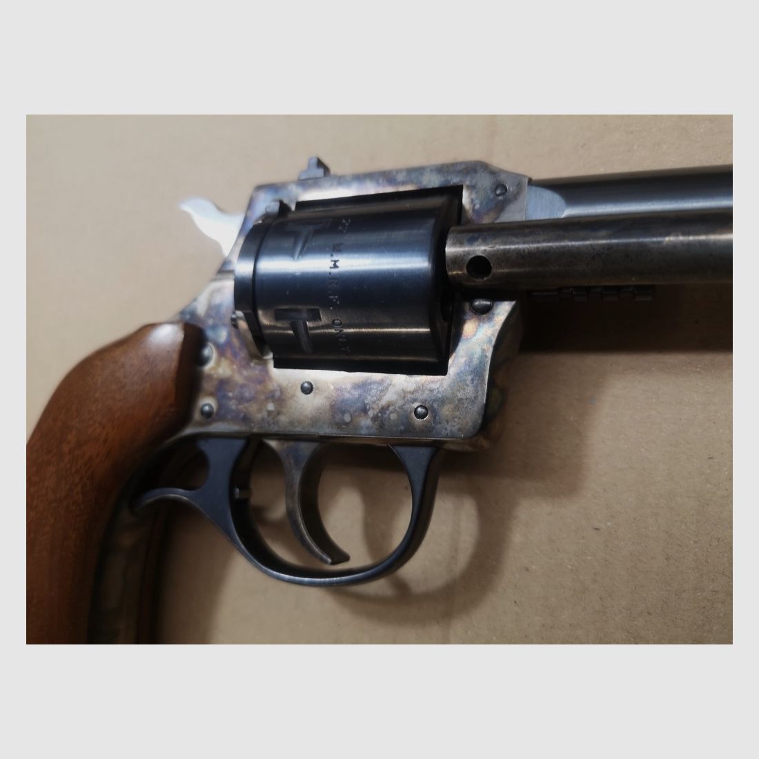Harrington & Richardson 676 .22lr revolver met verwisselbare trommel .22WMR