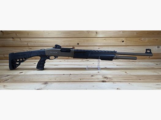 Huglu Victor P-Tac Tactical, Cal. 12/76, 61cm/24" Escopeta de repetición 12/76