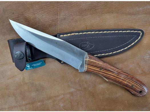 Coltello Muela Pioneer-14 Palissandro con fodero in pelle di alta qualità