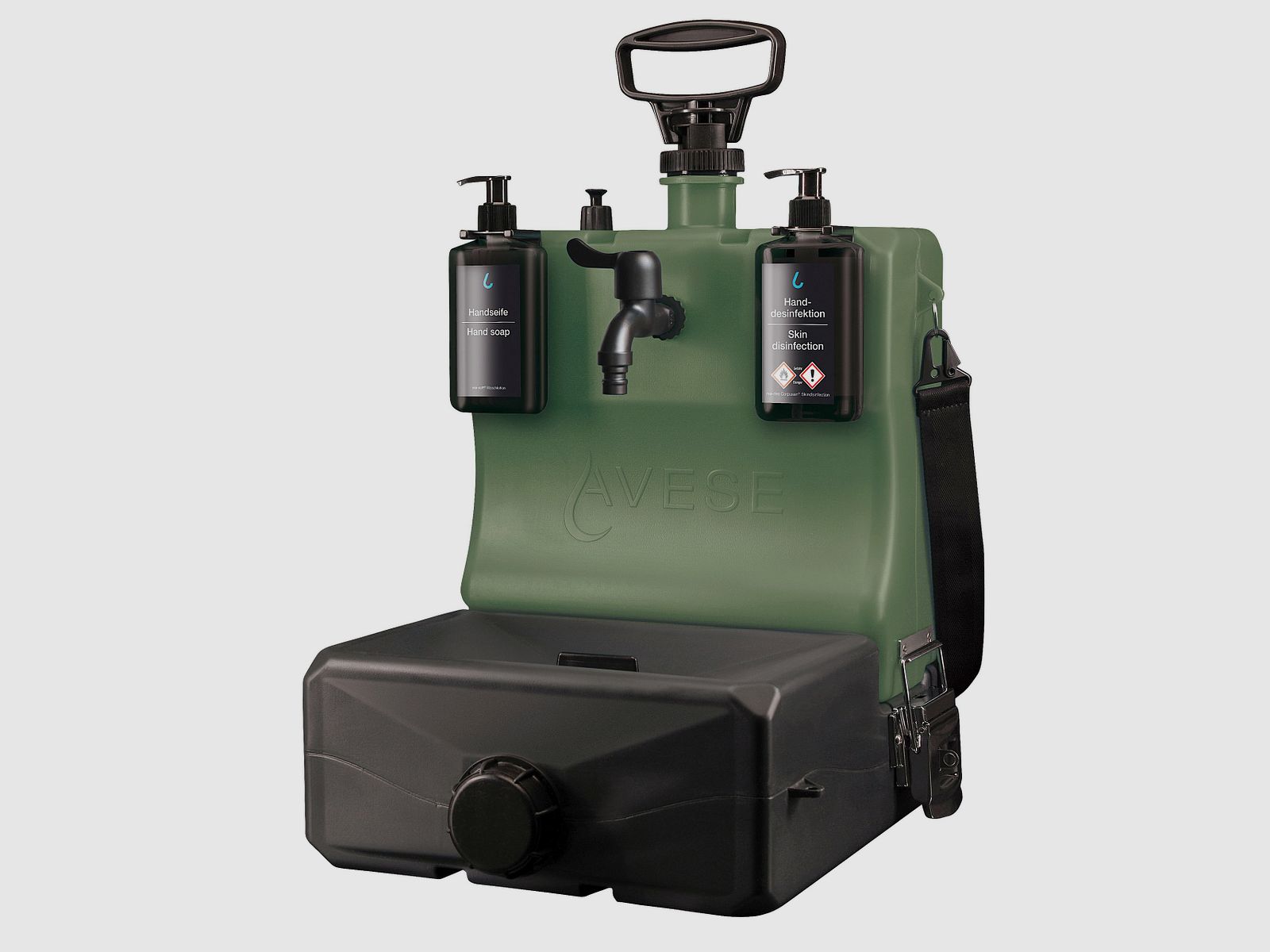 Lavese Mobiles Waschbecken-Set Standard
