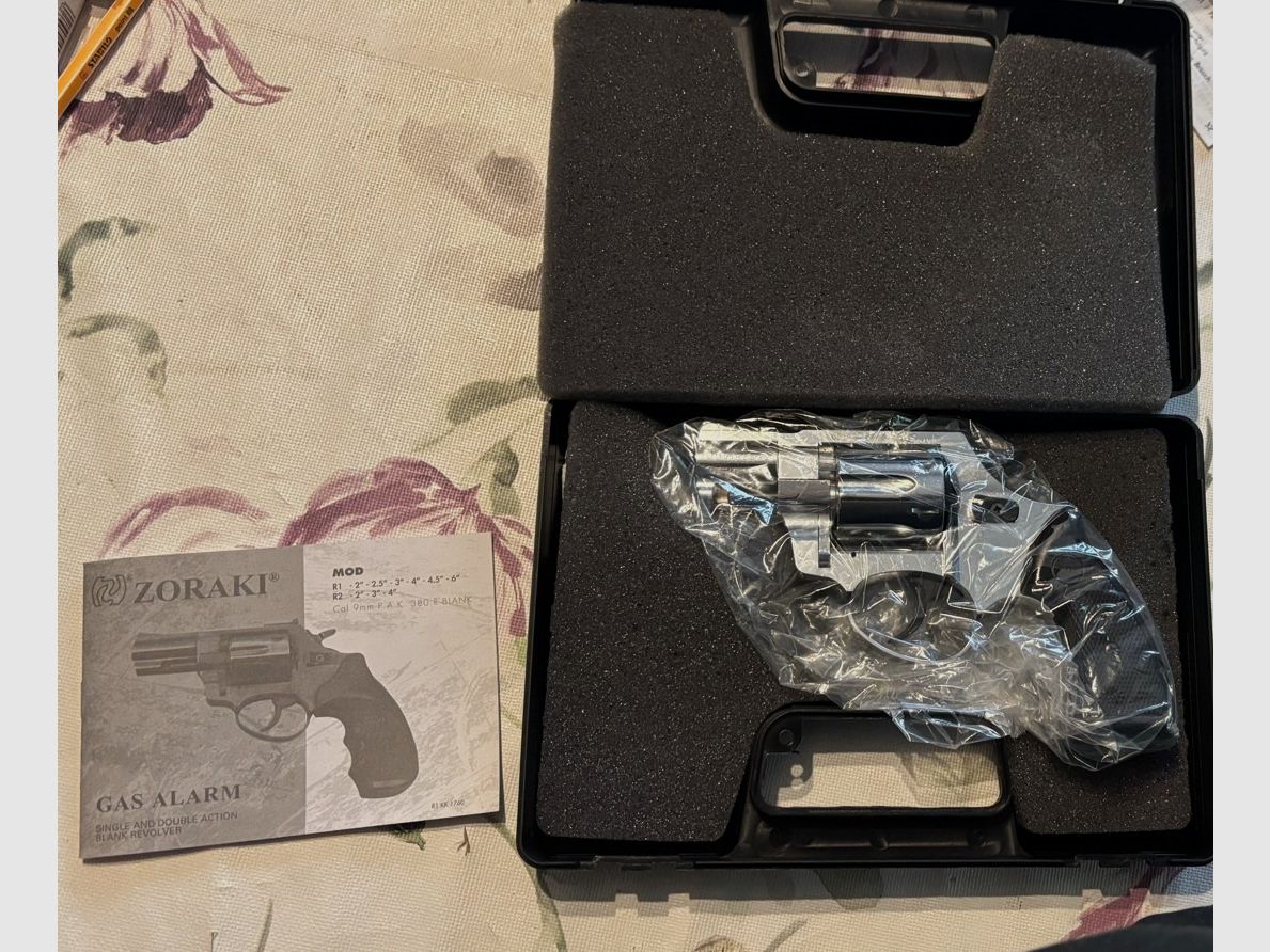 Zoraki R2 2 Zoll chrom Schreckschussrevolver PTB 1006