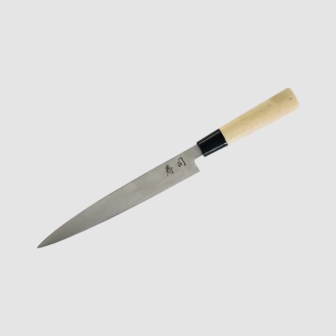 Sashimi knife, wooden box