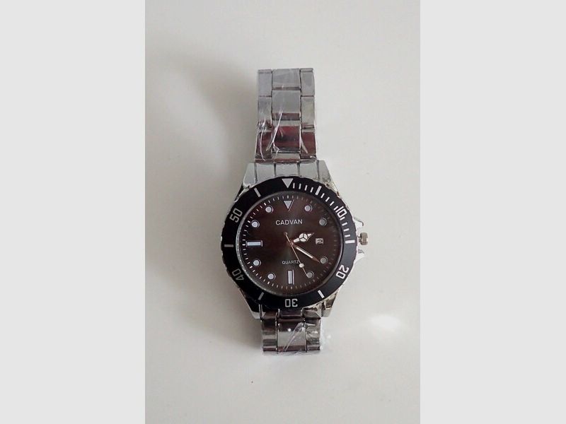 Armbanduhr, Herren, Edelstahl, Cadvan, neu + OVP
