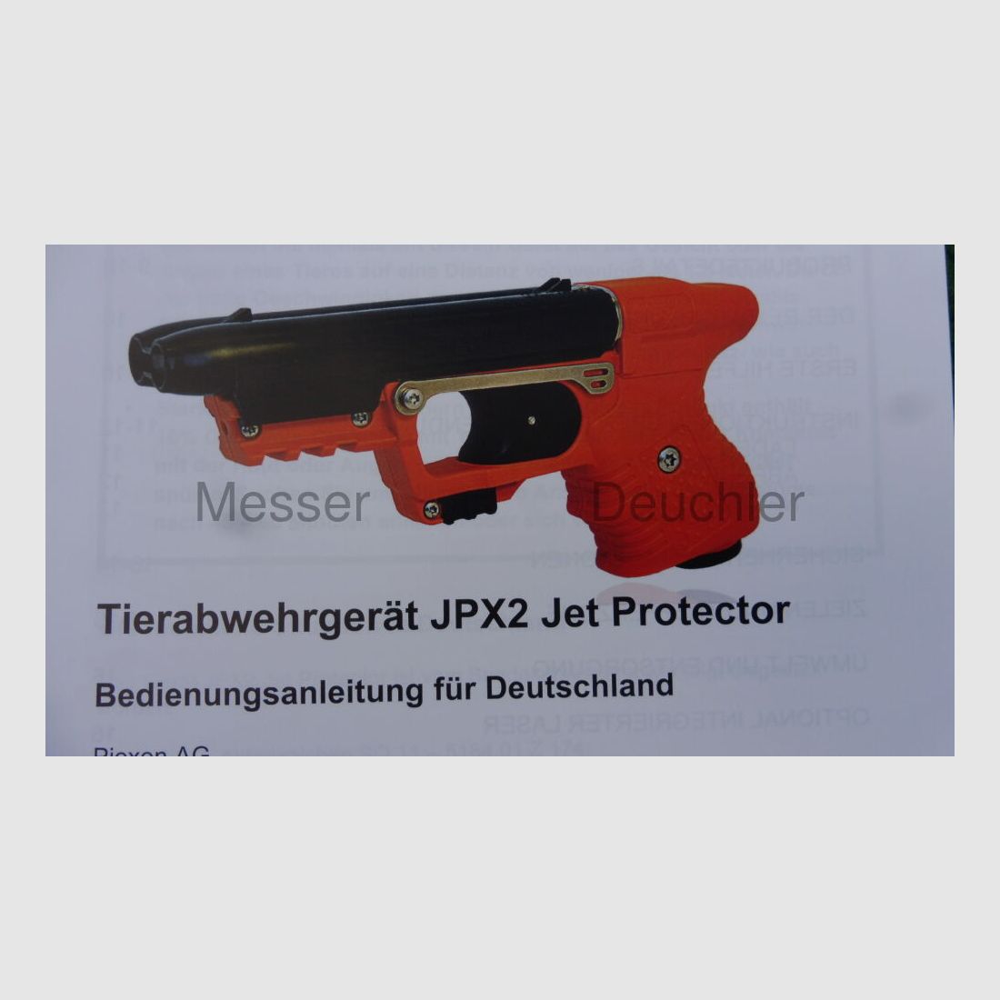 Piexon JPX Jet Defender Pfefferpistole mit Laser Selbstverteidigungsgerät
