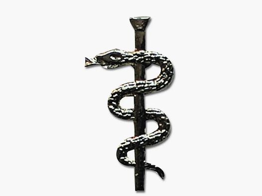 ASMC ASMC Pin Mini Metall Abzeichen Aeskulap-Stab