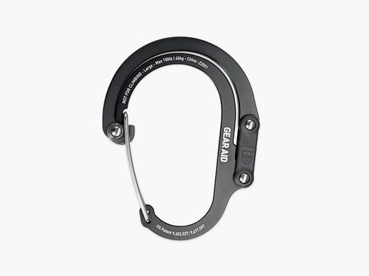 Gear Aid Gear Aid Karabiner Heroclip - Schwarz / L