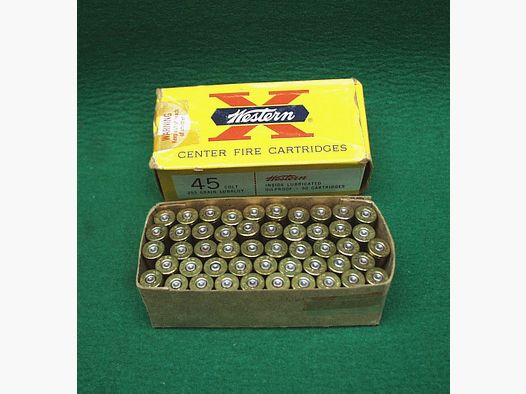 Winchester hulzen .45 Colt, gebruikt