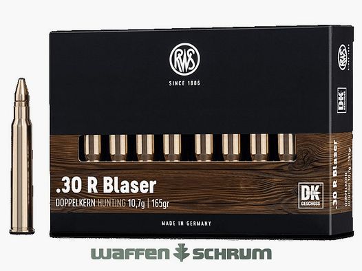RWS .30RBlaser Doppelkern 10,7g - 165gr