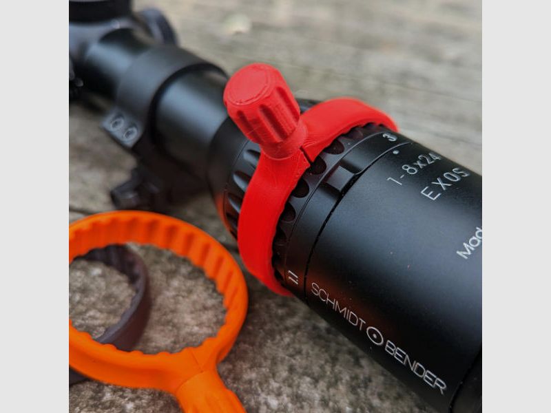 For Schmidt and Bender EXOS: Quick adjustment lever for magnification setting