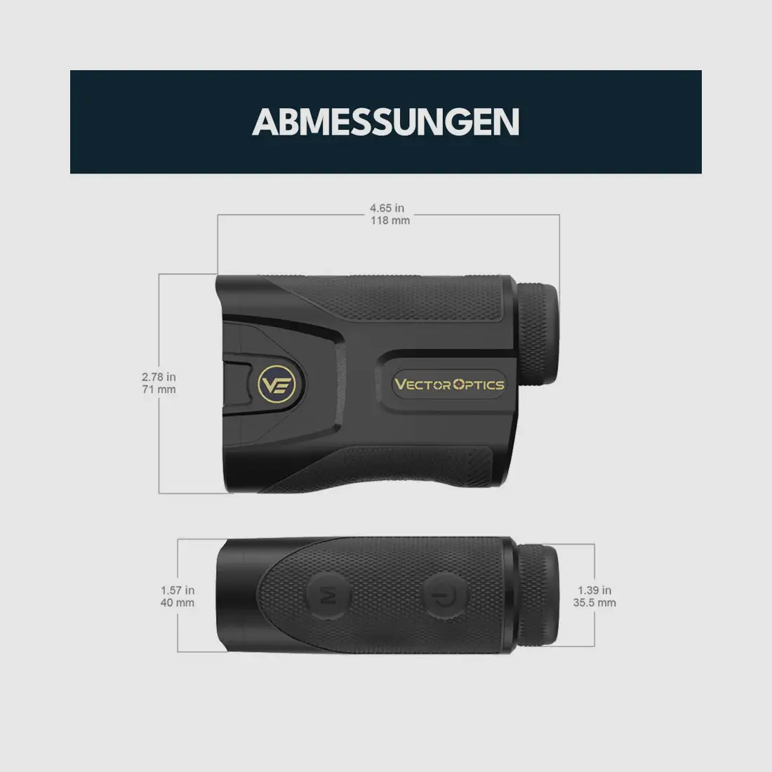 Vector Optics SCRF-S24 Paragon 7×25 GenIII Digital Ballistic Laser Rangefinder, image 4 of 5