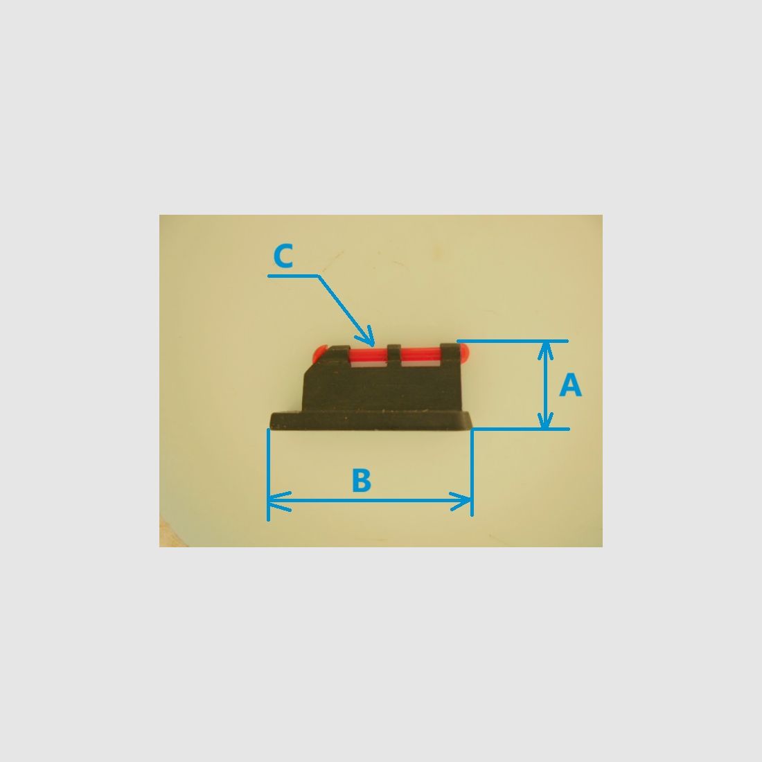 LONGITUDINAL FIBER OPTIC SIGHT 6MM, image 3 of 3