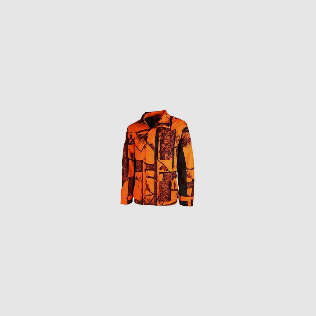 Warme Jagdjacke orange camo Treeland Kinder 8 Jahre