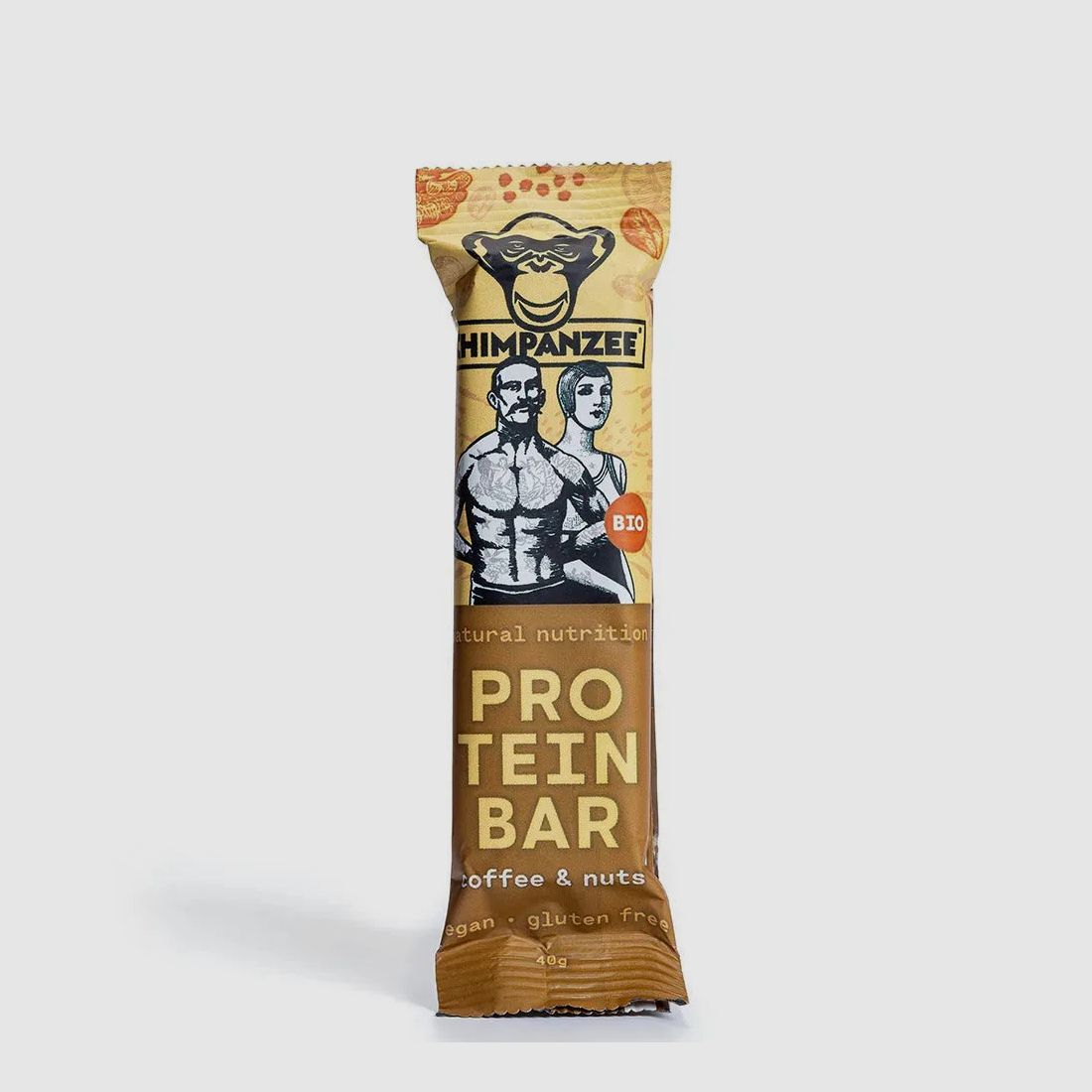 Chimpanzee Chimpanzee Riegel Bio Protein Bar Kaffee Nüsse