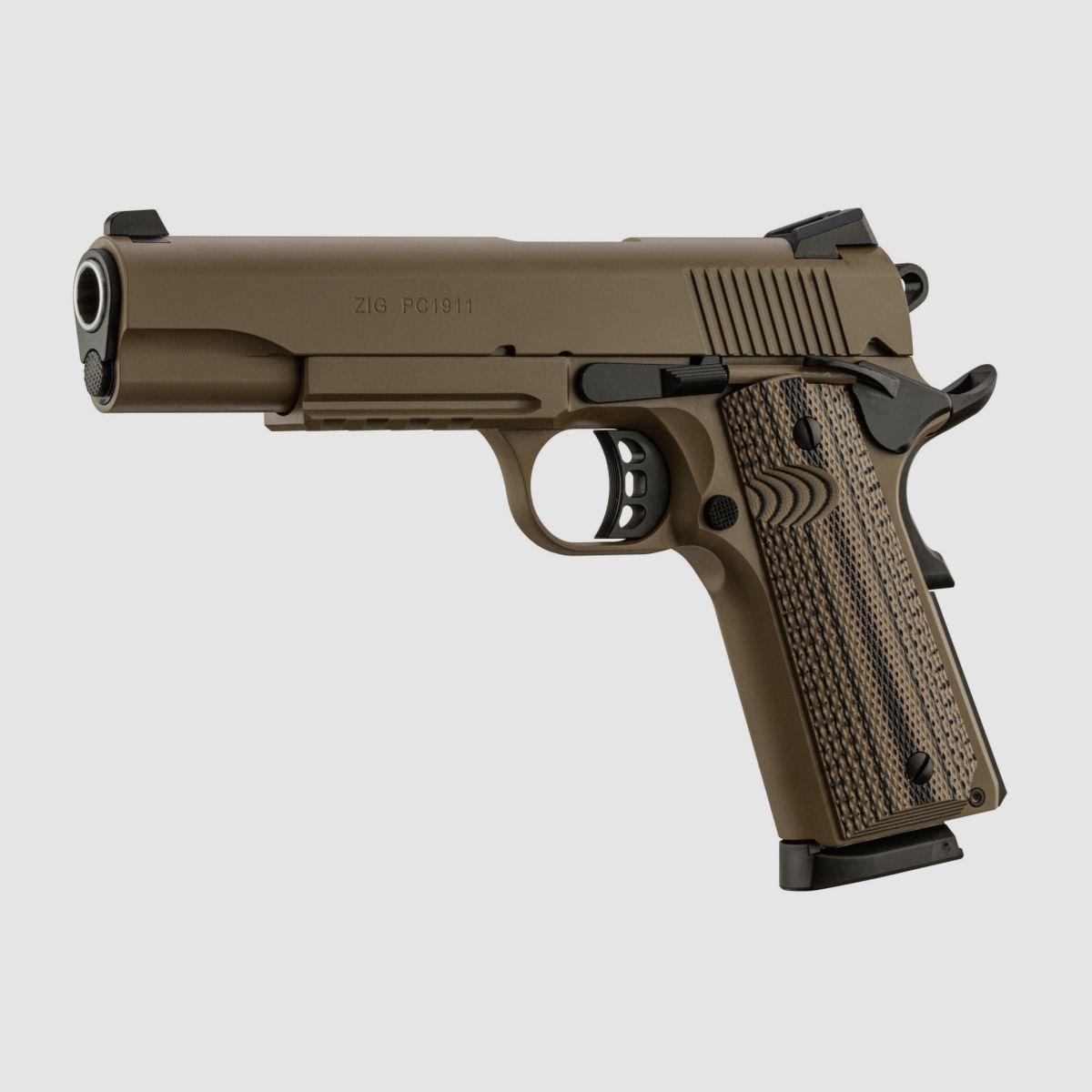 TISAS ZIG PC 1911 FDE .45 ACP 5 inches Pistol, image 3 of 8