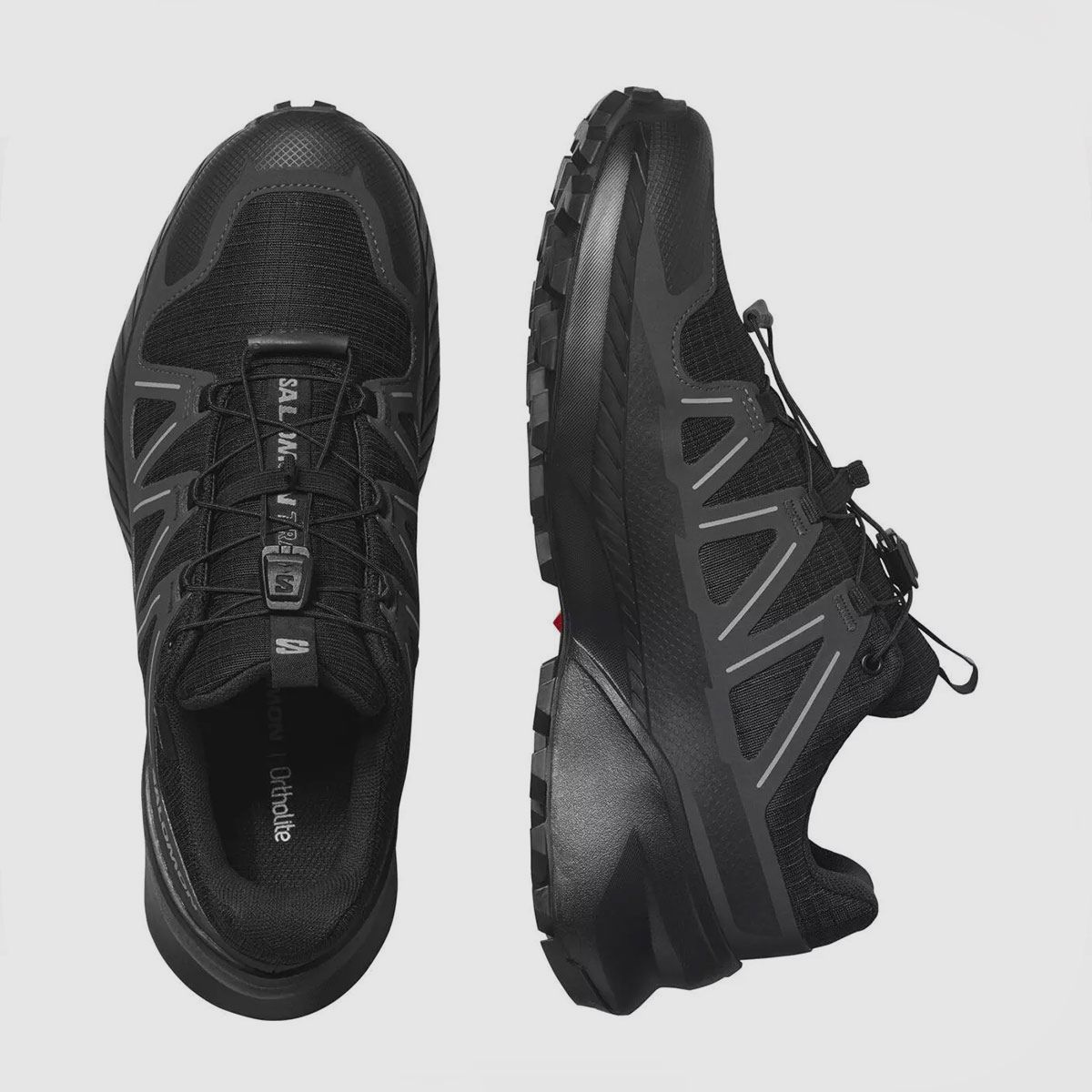 SALOMON – HOMBRE – SPEEDCROSS PEAK GTX Negro / Negro / Asfalto, imagen 6 de 6