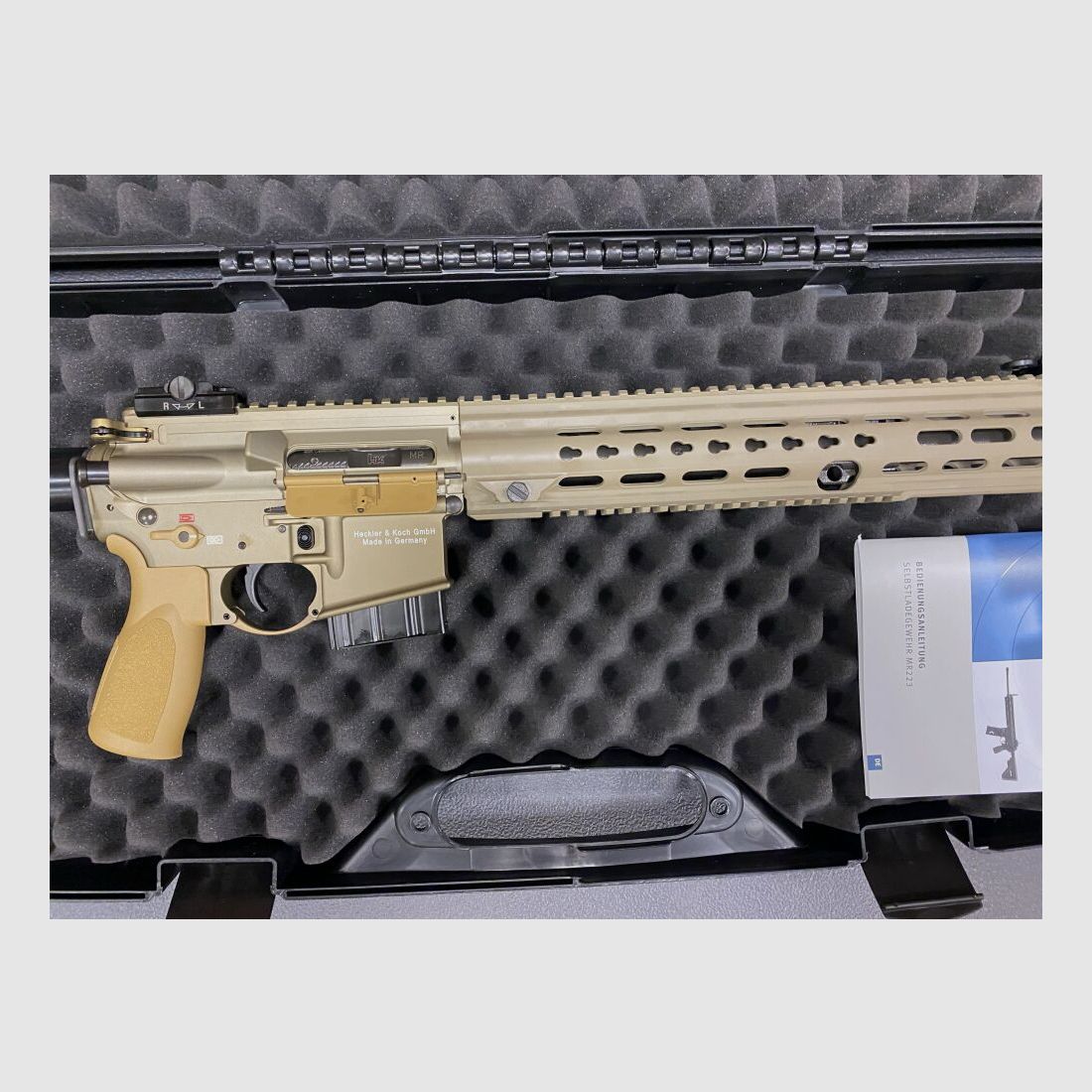 Heckler & Koch MR223 A3 16,5" langer Handschutz RAL8000