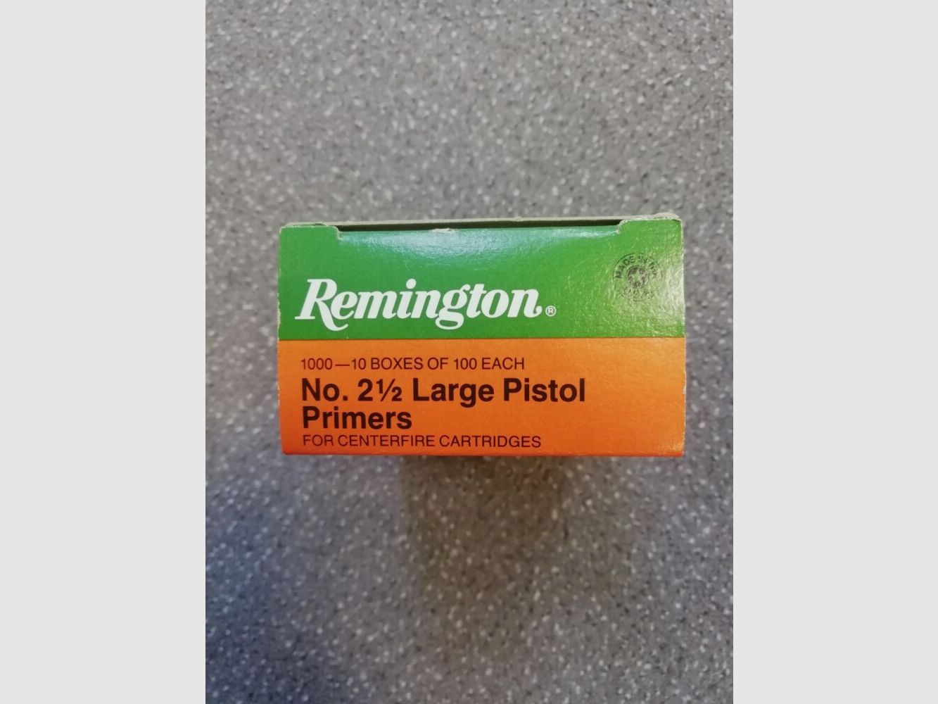 REMINGTON No. 2,5 LARGE PISTOL PRIMERS