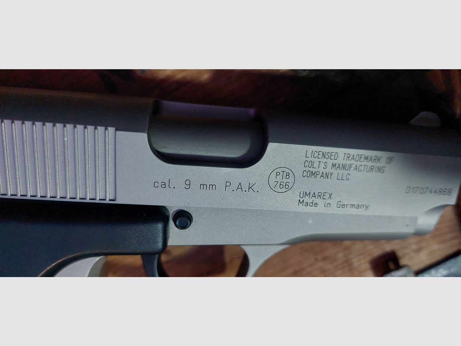 COLT Double Eagle - cromo mate - 9 mm P.A.K (PTB 766) Schreckschuss