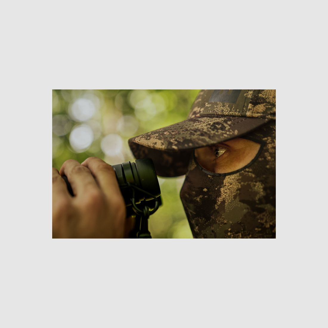 Härkila Kappe Deer Stalker Camo mit Tarnnetz