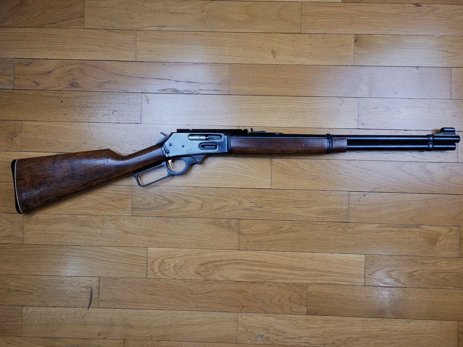 Bonne carabine à levier sous garde Marlin – Modèle 336 – Calibre 30-30 Win – rail pour optique – TBE, image 2 sur 10