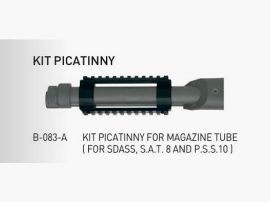 Fabarm Basis/Schiene f. Montagen f. SDASS + S.A.T. 8 Picatinny Kit für Magazinrohr