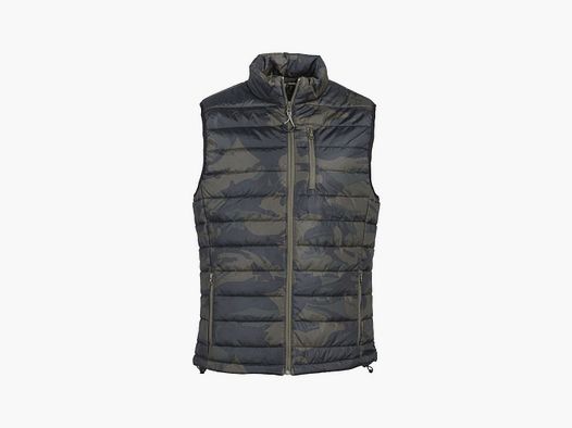 Gilet matelasse camo trek
